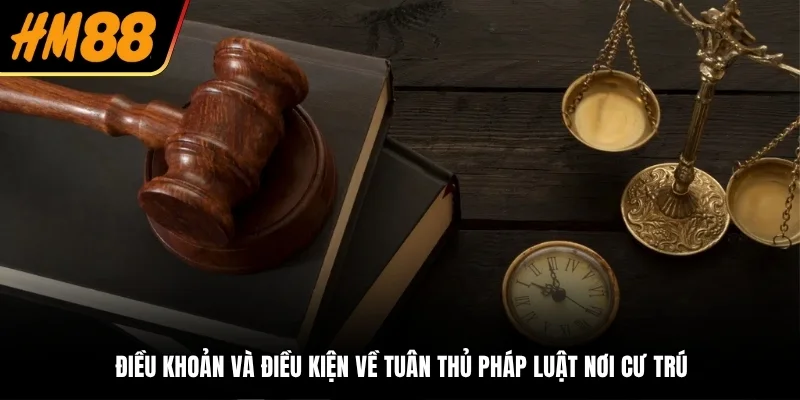 Điều khoản và điều kiện về tuân thủ pháp luật nơi cư trú